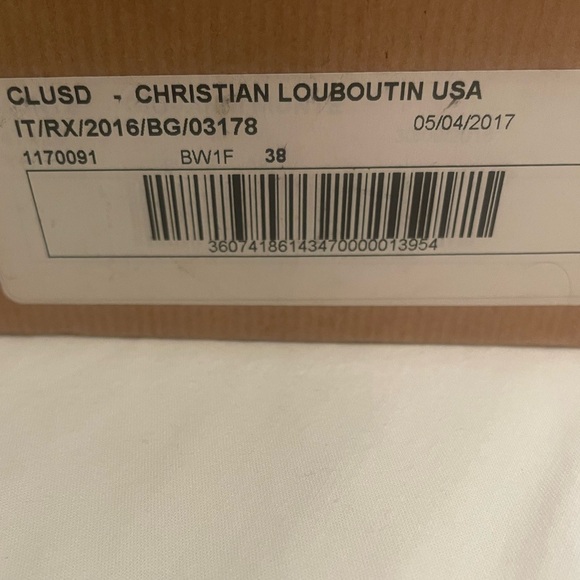 SOLD 💋 Christian Louboutin exotic Python open toe, platform high heel sandal - Picture 6 of 9